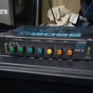 Boss RDD-10 Digital Delay - Black with Blue and Orange Accents